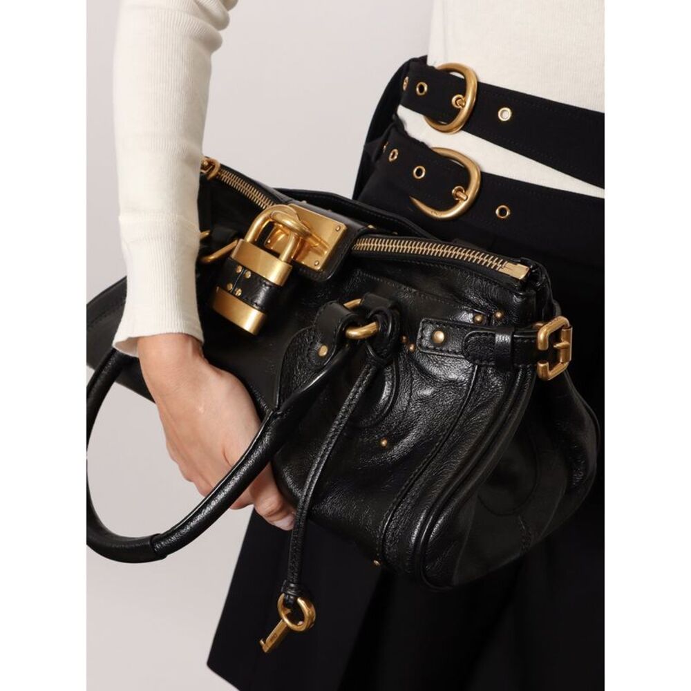 Chloe' Women Paddington Leather Handbag - Picture 2 of 5
